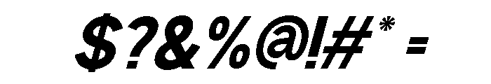 Bourgueil italic Extra Bold Font OTHER CHARS