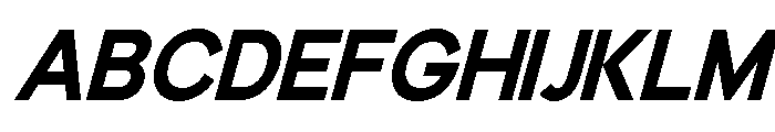 Bourgueil italic Extra Bold Font UPPERCASE