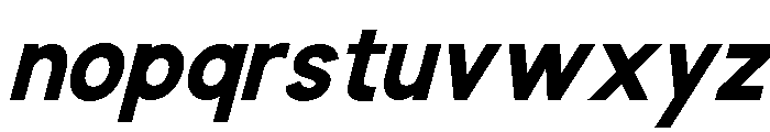 Bourgueil italic Extra Bold Font LOWERCASE