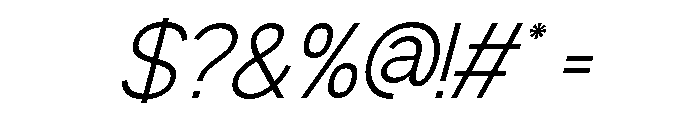 Bourgueil italic Extra Light Font OTHER CHARS