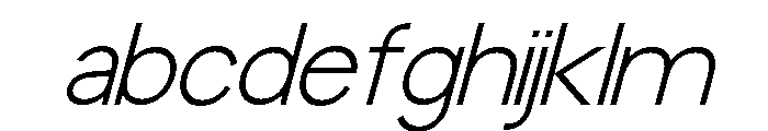 Bourgueil italic Extra Light FONT