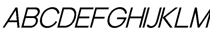 Bourgueil italic Light Font UPPERCASE