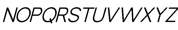 Bourgueil italic Light Font UPPERCASE