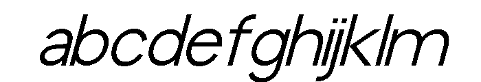 Bourgueil italic Light FONT