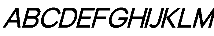 Bourgueil italic Medium Font UPPERCASE