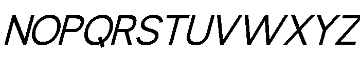 Bourgueil italic Regular Font UPPERCASE