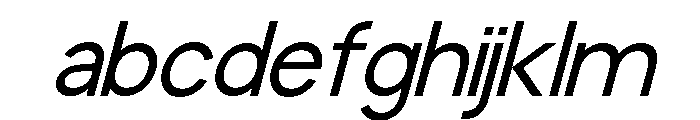 Bourgueil italic Regular FONT