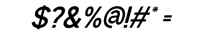 Bourgueil italic Semi Bold Font OTHER CHARS