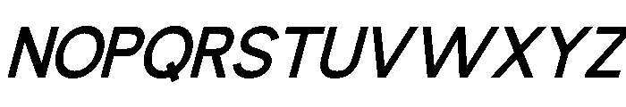 Bourgueil italic Semi Bold Font UPPERCASE