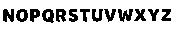 Bouss Regular Font UPPERCASE