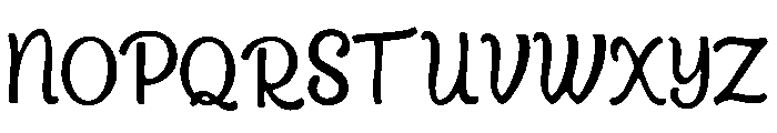 Bouzouki Font UPPERCASE