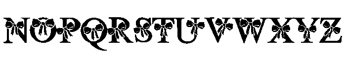 Bow cute Font UPPERCASE