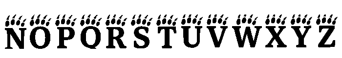 Bowen Regular Font UPPERCASE