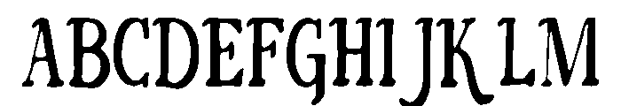 Bowen Font UPPERCASE