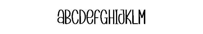Bowling Handmade Font UPPERCASE