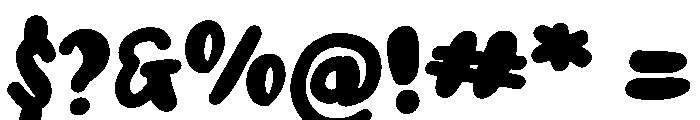 Bowlow Font OTHER CHARS