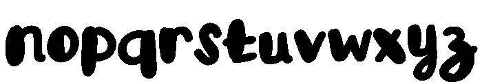 Bowlow Font LOWERCASE