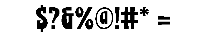 Bownga Font OTHER CHARS