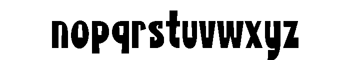 Bownga Font LOWERCASE
