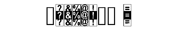 Box Book Regular Font OTHER CHARS