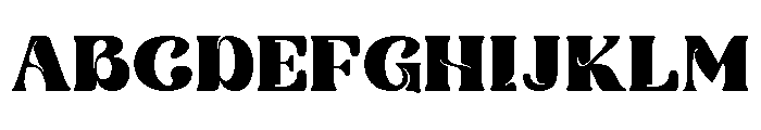 Boxing Evoke Regular Font UPPERCASE