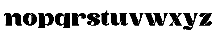 Boxing Evoke Regular Font LOWERCASE