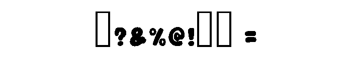 Boxykids Regular Font OTHER CHARS