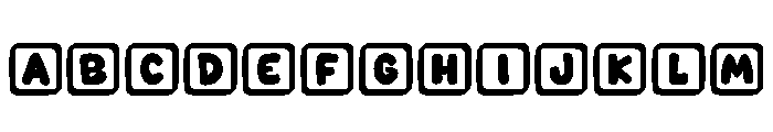 Boxykids Regular Font UPPERCASE