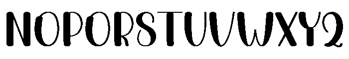 Boy Chubby Font UPPERCASE