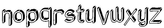 Boy Yesterday Font LOWERCASE