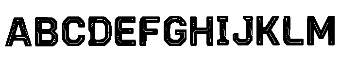 Boyce Regular Font UPPERCASE