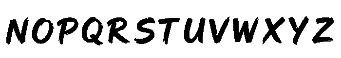 Boyer Regular Font UPPERCASE