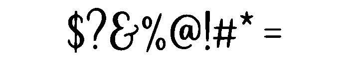 Boyfriend Days Regular Font OTHER CHARS