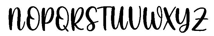 Boyfriend Days Regular Font UPPERCASE