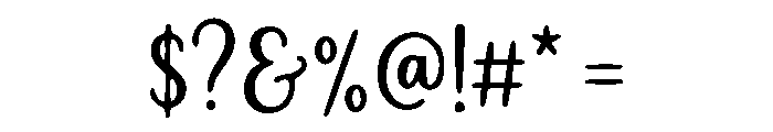 BoyfriendDays-Regular Font OTHER CHARS