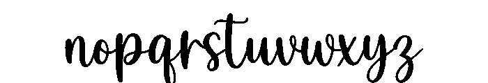 BoyfriendDays-Regular Font LOWERCASE