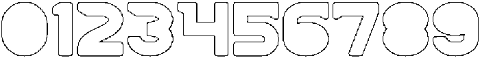 BOARDER-Hollow otf (400) Font OTHER CHARS