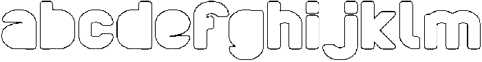 BOARDER-Hollow otf (400) FONT