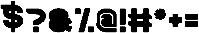 BOARDER-Light otf (300) Font OTHER CHARS