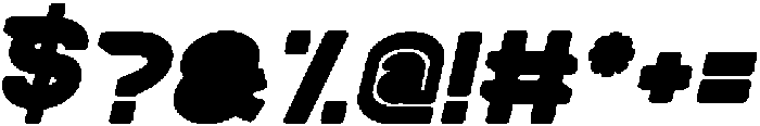BOARDER otf (400) Font OTHER CHARS