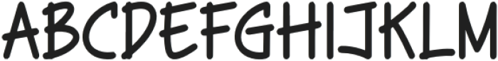 BOGAREY Regular otf (400) Font UPPERCASE