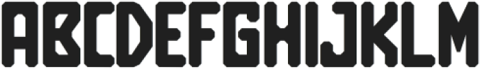 BOGAS Regular otf (400) Font UPPERCASE