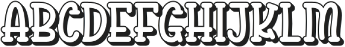 BOLATUK Shadow otf (400) Font UPPERCASE