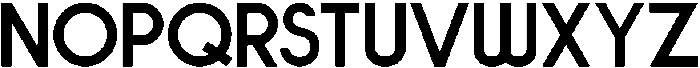 BOLDE otf (700) Font LOWERCASE