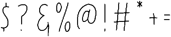BOLDER otf (700) Font OTHER CHARS