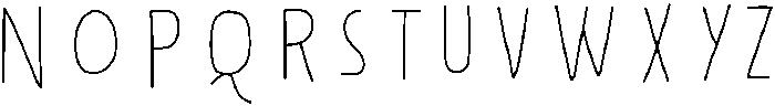 BOLDER otf (700) Font LOWERCASE