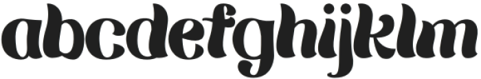 BOLDIE Regular otf (700) Font LOWERCASE