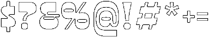 BOLDVINT LINE otf (700) Font OTHER CHARS