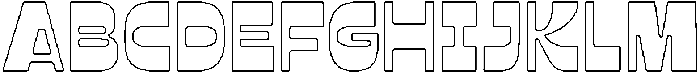 BOLDVINT LINE otf (700) Font UPPERCASE