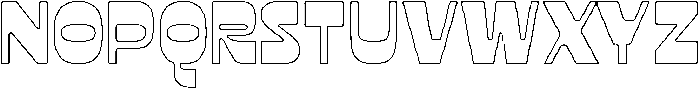 BOLDVINT LINE otf (700) Font UPPERCASE